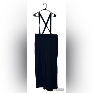 Modcloth‎ Women's Hold in Suspends Wide Leg Pants Size Large Black